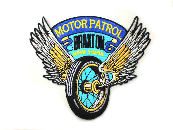 V-Twin - 48-2313 - Wing Wheel Motor Patrol Patches
