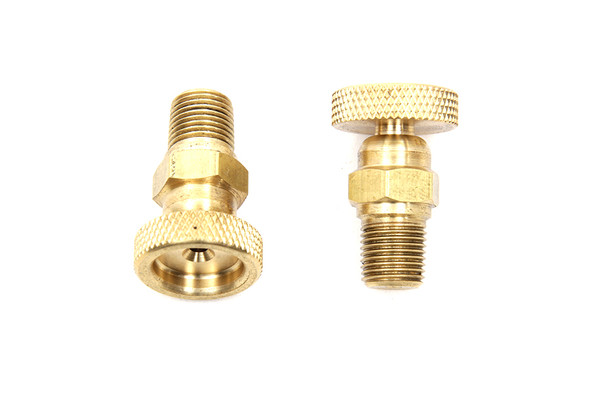 V-Twin - 49-0009 - Brass Head Primer Cups - Fits 1937-1938 Harley-Davidson UL, 1936-1938 EL, 1930-1936 VL