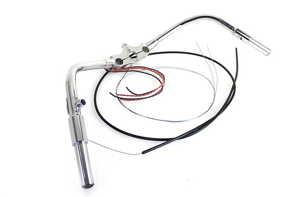 V-Twin - 49-0032 - Spring Fork Handlebar Assembly Chrome