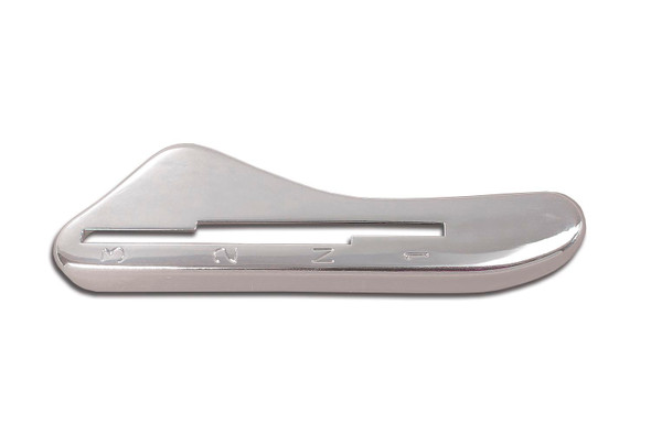 V-Twin - 49-0074 - 3 Speed Hand Shifter Gate Left Side - Fits 1947-1952 Harley-Davidson W, 1947-1965 FL
