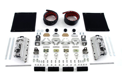 V-Twin - 49-0081 - Saddlebag Hardware Kit - Fits 1993-2013 Harley-Davidson FLH