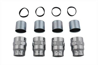 V-Twin - 49-0113 - Valve Cover Set - Fits 1930-1936 Harley-Davidson VL