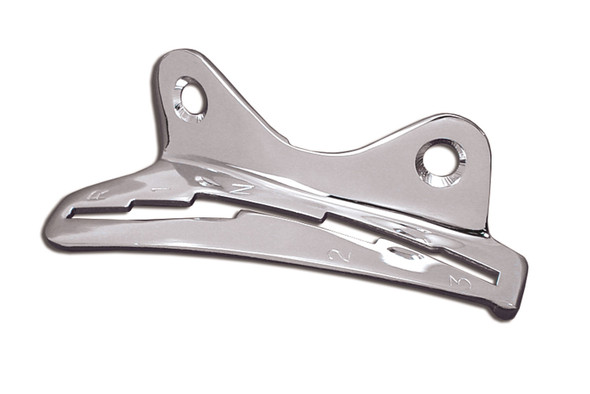 V-Twin - 49-0147 - Chrome Left Side Tank Hand Shifter Gate - Fits 1940-1946 Harley-Davidson UL, FL