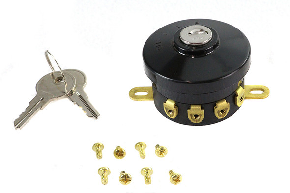 V-Twin - 49-0253 - Replica Indian Ignition Switch with 2 Keys