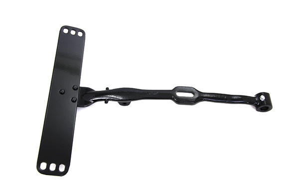 V-Twin - 49-0270 - Forged Seat T Black - Fits 1937 Harley-Davidson EL (Late), 1937 UL (Late)