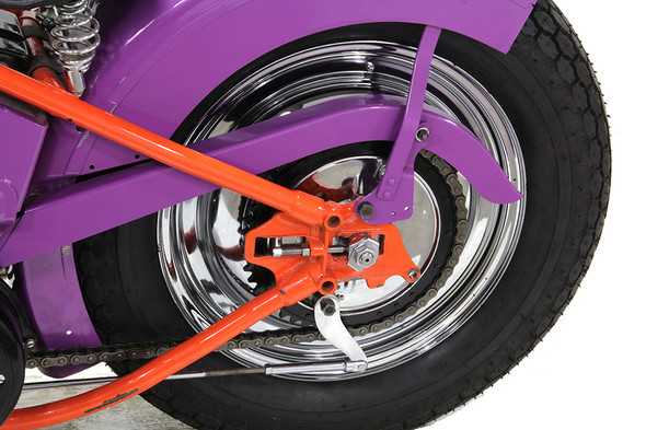 V-Twin - 49-0299 - 16 inch Star Hub Wheel Cover Set Chrome - Fits 1937-1953 Harley-Davidson EL (rear), 1949-1966 FL (front), 1941-1957 FL (rear), 1958-1971 G (front)