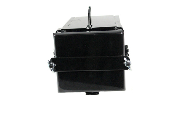V-Twin - 49-0308 - Black Battery Box - Fits 1940-1963 Harley-Davidson G (Servi-car)