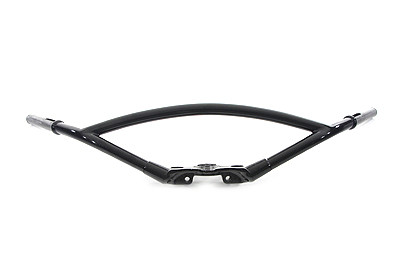 V-Twin - 49-0373 - Hollywood Style Offset Handlebars Black - Fits 1946-1948 Harley-Davidson UL, FL
