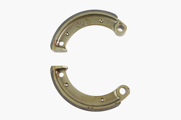 V-Twin - 49-0464 - Brake Shoe Set - Fits 1941-1957 Harley-Davidson G, 1936-1948 EL, 1941-1948 FL