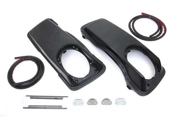 V-Twin - 49-0499 - Saddlebag Lid Set - Fits 1993-2013 Harley-Davidson FLT, FLHT