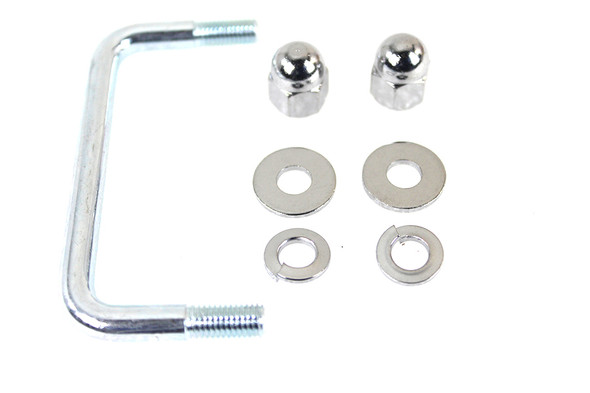 V-Twin - 49-0534 - Front Engine Bar U-Clamp Kit - Fits 1955-1957 Harley-Davidson FL, 1936-1940 EL, 1941-1947 FL
