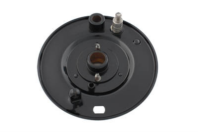 V-Twin - 49-0609 - 45 inch Front Brake Backing Plate Black - Fits 1941-1952 Harley-Davidson WL