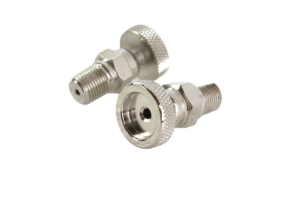 V-Twin - 49-0668 - Nickel Plated Head Primer Cups - Fits 1936-1938 Harley-Davidson EL, 1937-1938 FL, 1930-1936 VL