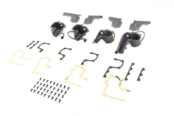 V-Twin - 49-0712 - Knucklehead Rocker Tin Kit Parkerized - Fits 1941-1947 Harley-Davidson FL, 1938-1947 EL