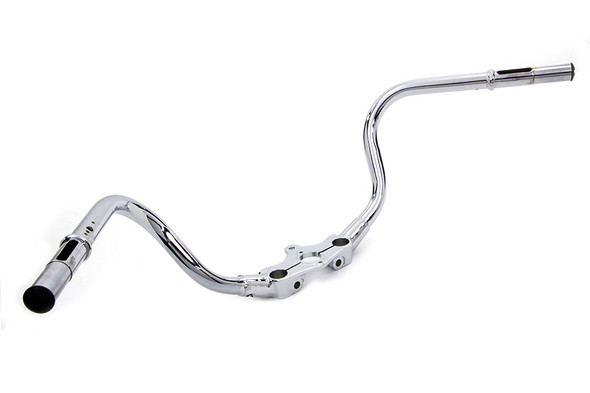 V-Twin - 49-0726 - Stelling & Helling Speedster Handlebar Chrome - Fits 1936-1957 Harley-Davidson G, 1936-1948 EL, 1941-1948 FL, 1936-1952 W