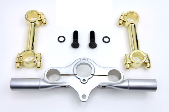 V-Twin - 49-0763 - Flanders 4 inch Spring Fork Riser Kit