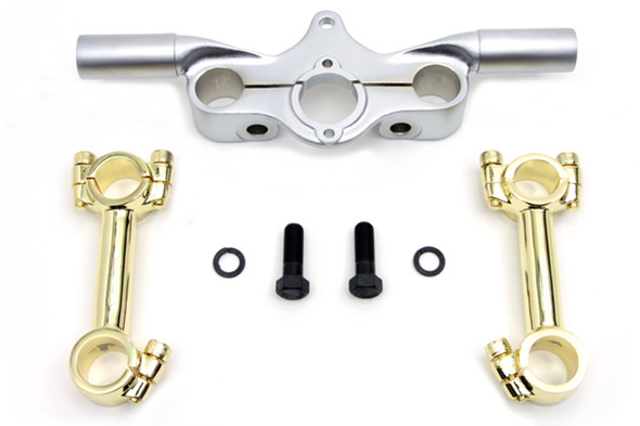 V-Twin - 49-0763 - Flanders 4 inch Spring Fork Riser Kit