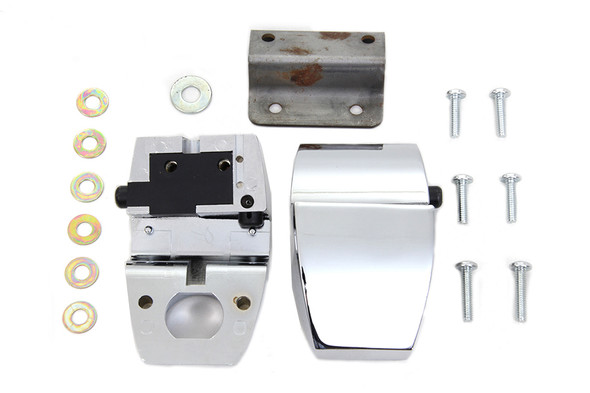 V-Twin - 49-0782 - Wyatt Gatling Chrome Tour-Pak Luggage Latch Kit