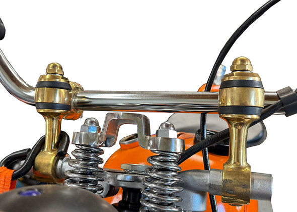 V-Twin - 49-0824 - Brass Flanders Riser Kit