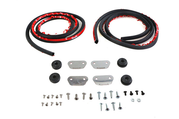 V-Twin - 49-0856 - Saddlebag Lid Hardware Kit - Fits 1993-2013 Harley-Davidson FLT