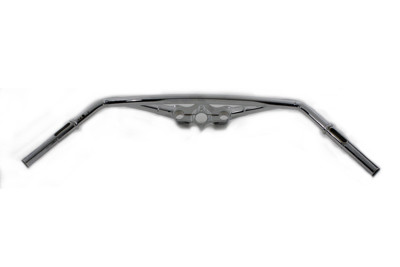 V-Twin - 49-0859 - Chrome Hollywood Style Offset Handlebars - Fits 1946-1948 Harley-Davidson FL (From late 1946), 1946-1948 EL (From late 1946), 1946-1948 UL (From late 1946)
