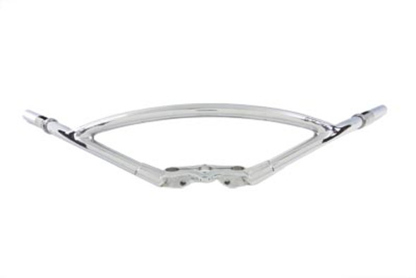 V-Twin - 49-0860 - Chrome Hollywood Style Inline Handlebars