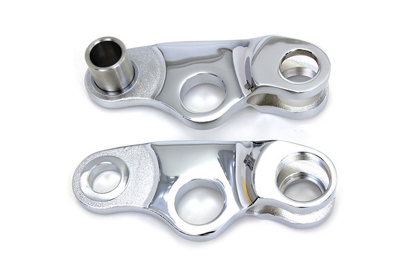 V-Twin - 49-0870 - Chrome Spring Fork Rocker Set