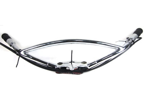 V-Twin - 49-0901 - Spring Fork Inline Handlebar Chrome