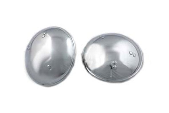 V-Twin - 49-0916 - Hub Caps Set Raw