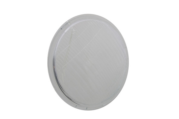 V-Twin - 49-0923 - Replica Headlamp Glass Lens Clear - Fits 1936-1957 Harley-Davidson G, 1936-1940 EL, 1941-1948 FL, 1936-1952 W