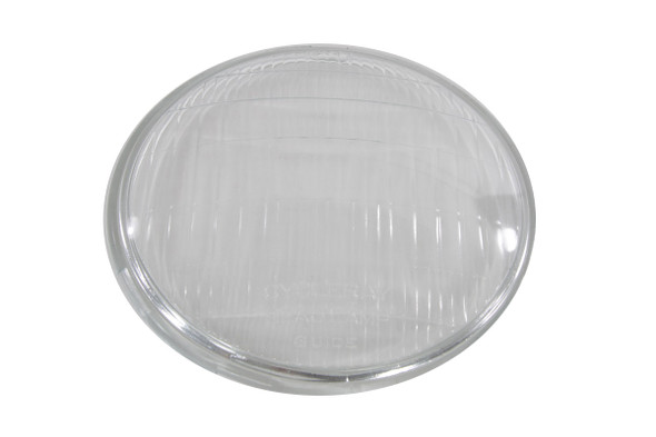 V-Twin - 49-0923 - Replica Headlamp Glass Lens Clear