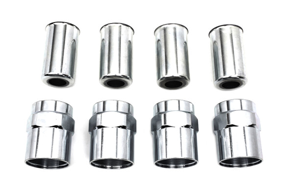 V-Twin - 49-0938 - Replica Valve Cover Kit Zinc - Fits 1941-1944 Harley-Davidson WLA, 1936-1973 GE, 1937-1942 WLD, 1944-1951 WL, 1936-1941 GD, 1937-1941 WLDR, 1936-1963 G, 1937-1942 WL