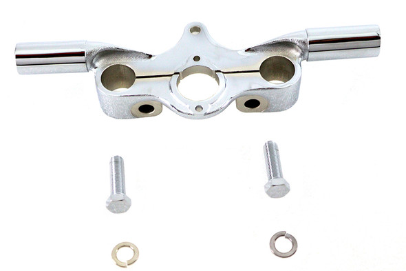 V-Twin - 49-0954 - Spring Fork Top Tree Offset Chrome