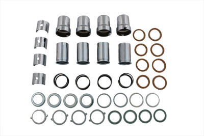 V-Twin - 49-0967 - UL-ULH Valve Cover Set Zinc - Fits 1939-1941 Harley-Davidson ULH, 1939-1948 UL