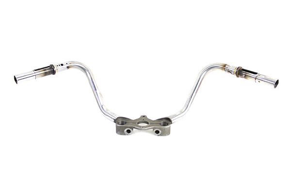 V-Twin - 49-0998 - WR Hillclimber Spring Fork Inline Handlebar Raw