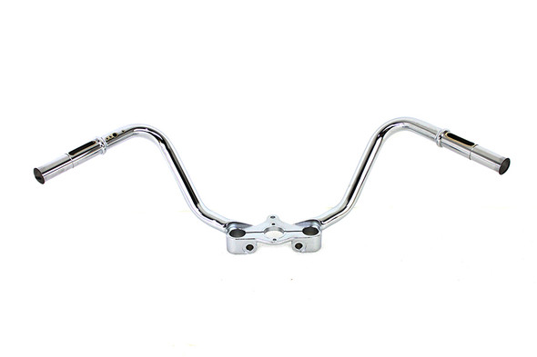 V-Twin - 49-1020 - WR Hillclimber Spring Fork Inline Handlebar Chrome