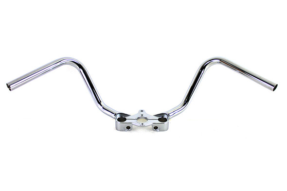 V-Twin - 49-1035 - WR Hillclimber Spring Fork Inline Handlebar Chrome