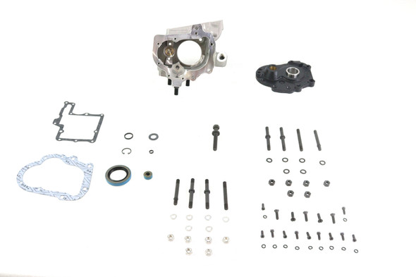 V-Twin - 49-1045 - 45 Transmission Case Assembly Kit - Fits 1930-1936 Harley-Davidson RL, 1937-1952 W