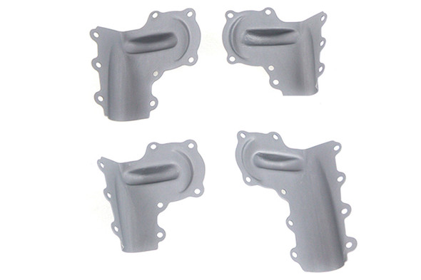 V-Twin - 49-1166 - Knucklehead Rocker Tin Set Parkerized - Fits 1936-1947 Harley-Davidson EL, 1941-1947 FL