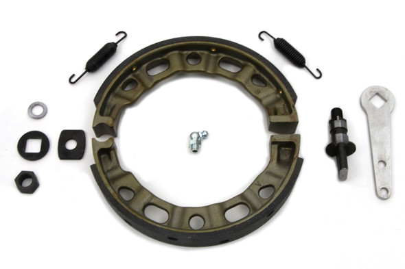 V-Twin - 49-1379 - Front Brake Shoe Kit - Fits 1941-1952 Harley-Davidson W
