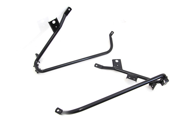 V-Twin - 49-1437 - Saddlebag Guard Set Black - Fits 2009-2013 Harley-Davidson FLT
