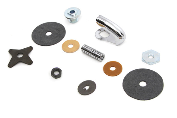 V-Twin - 49-1505 - Spring Fork Steering Damper Kit - Fits 1942-1952 Harley-Davidson W, 1942-1957 G, 1942-1952 EL, U, 1942-1948 FL