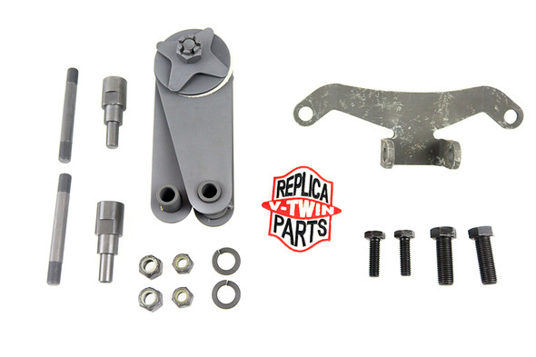 V-Twin - 49-1577 - WR Parkerized Spring Fork Scissor Steering Damper Kit