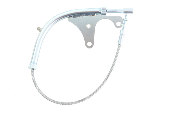 V-Twin - 49-1732 - 45 inch W Clutch Cable Assembly Zinc Plated - Fits 1941-1946 Harley-Davidson W, G