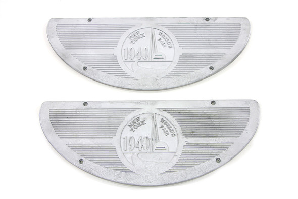 V-Twin - 49-1740 - World's Fair 1940 Alloy Footboard Inserts