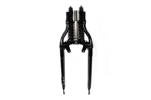 V-Twin - 49-1762 - 18 inch Spring Fork Assembly Black - Fits 1941-1957 Harley-Davidson G, 1936-1940 G (with inside rockers), 1936-1952 W