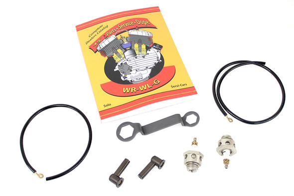 V-Twin - 49-1890 - 45 inch W/G 18mm Replica Spark/Wire Plug Kit