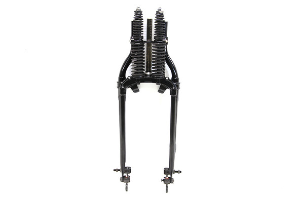 V-Twin - 49-2400 - 18 inch Inline Spring Fork Assembly Black