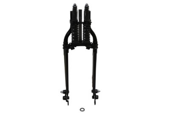 V-Twin - 49-2402 - 18 inch Spring Fork Assembly Black