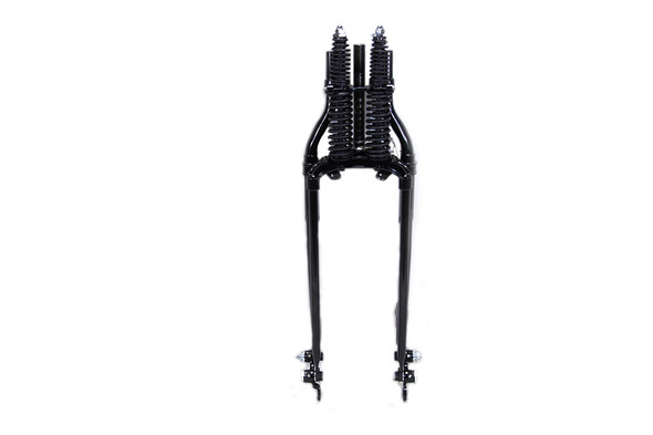 V-Twin - 49-2420 - 22 inch Inline Spring Fork Assembly Black - Fits 1937-1946 Harley-Davidson UL, 1941-1946 FL